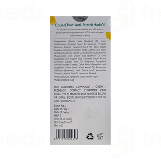 Equalstwo Anti Stretch Mark Oil 200ml
