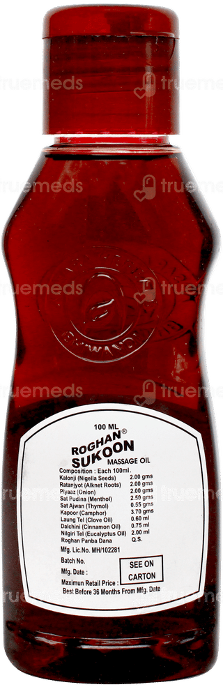 Apsara Roghan Sukoon Massage Oil 100ml