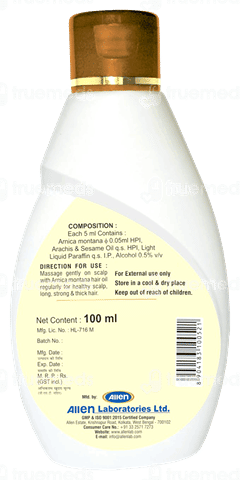 Allens Arnica Montana Hair Oil 100Ml