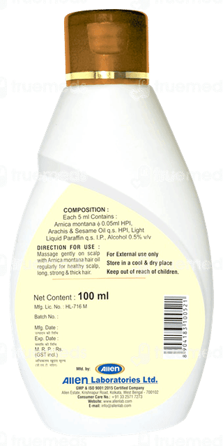 Allens Arnica Montana Hair Oil 100Ml