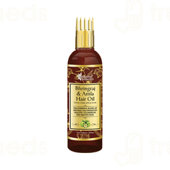 Oriental Botanics Bhringraj & Amla Hair Oil 200ml With Comb Applicator