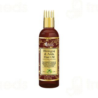 Oriental Botanics Bhringraj & Amla Hair Oil 200ml With Comb Applicator