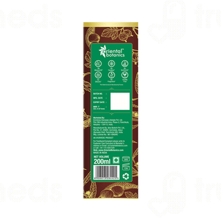 Oriental Botanics Bhringraj & Amla Hair Oil 200ml With Comb Applicator