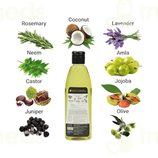 Soulflower Pure & Natural Rosemary Lavender Healthy Hair Oil 225ml