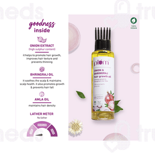 Plum Onion & Bhringraj Hair Growth Oil 100ml