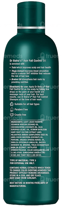 Dr Batras Hair Fall Control Oil 200ml Dr Batras Hair Fall Control Oil 200ml
