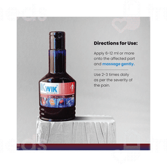 Kwik Pain Relieving Oil 100ml + 20ml Free Kwik Pain Relieving Oil 100ml + 20ml Free