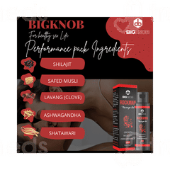 Bigknob Rockmnn Massage Oil For Men 30Ml