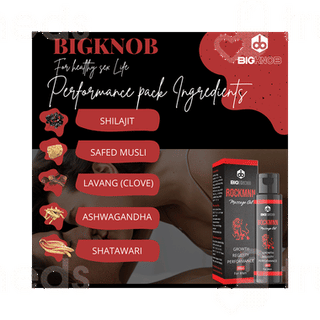 Bigknob Rockmnn Massage Oil For Men 30Ml