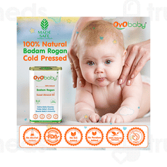 Oyo Baby Natural Badam Rogan Sweet Almond Oil For 0 To 5 Years 200ml