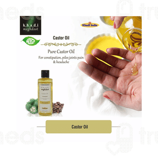 Khadi Meghdoot Castor Oil 210ml