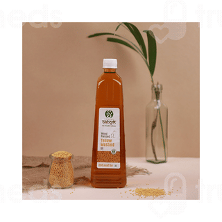 Satvyk Wood Pressed Yellow Mustard Oil 1ltr