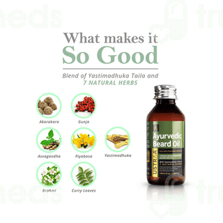 Ustraa Ayurvedic Beard Oil 100Ml