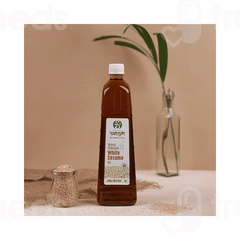 Satvyk Wood Pressed White Sesame Oil 1ltr