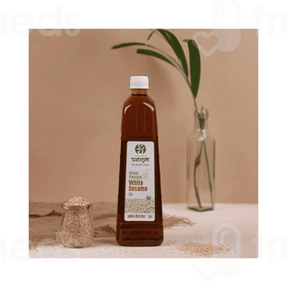 Satvyk Wood Pressed White Sesame Oil 1ltr