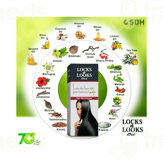 Sdh Naturals Locks N Looks Hair Revitalizer Oil 100ml