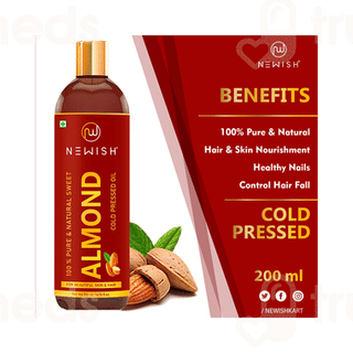 Newish Almond Cold Pressed Oil 200ml