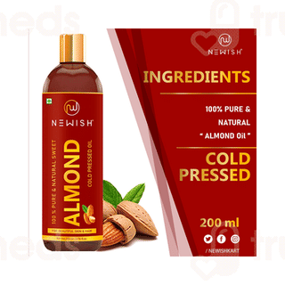 Newish Almond Cold Pressed Oil 200ml