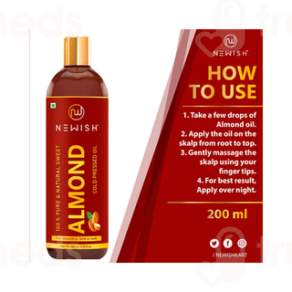 Newish Almond Cold Pressed Oil 200ml