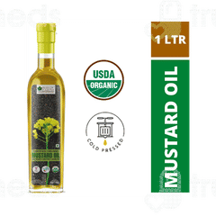Bliss Of Earth Certified Organic Mustard Oil 1000ml