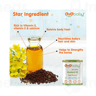 Oyo Baby Cold Pressed Mustard Oil 200ml