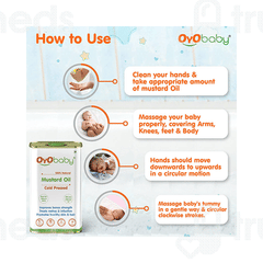 Oyo Baby Cold Pressed Mustard Oil 200ml
