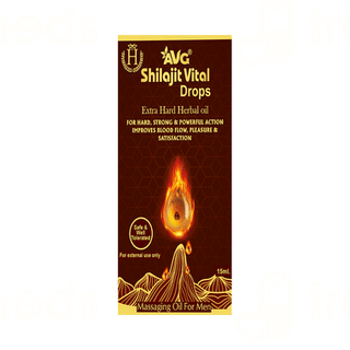 Avg Shilajit Vital Drops Extra Hard Herbal Oil 15ml
