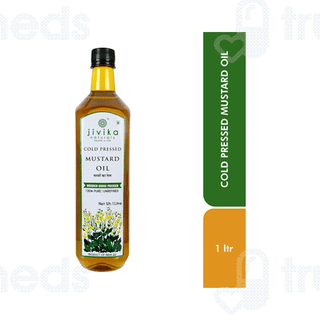 Jivika Naturals Cold Pressed Mustard Oil 1000Ml