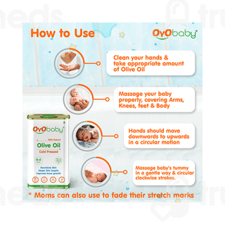 Oyo Baby 0 To 5 Years Cold Pressed Olive Oil 200ml