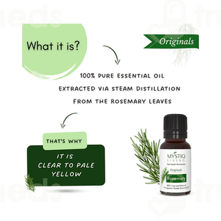 Mystiq Living Rosemary Essential Oil 15ml