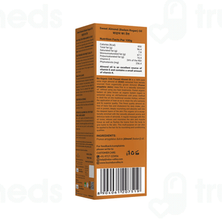 Indus Valley Bio Organic Cold Pressed Sweet Almond Oil 100ml