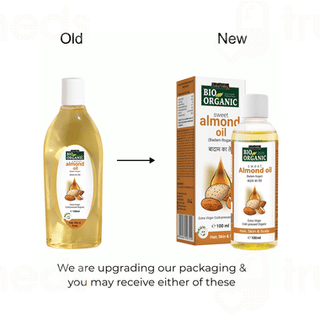 Indus Valley Bio Organic Cold Pressed Sweet Almond Oil 100ml