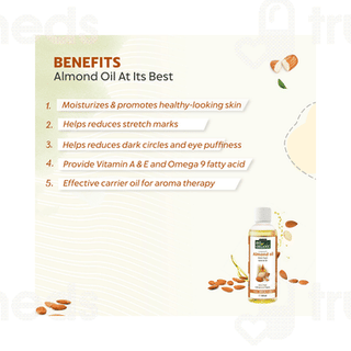 Indus Valley Bio Organic Cold Pressed Sweet Almond Oil 100ml