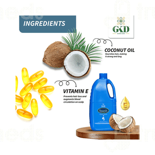 Gkd Sparsh Coconut Hair Oil 1l