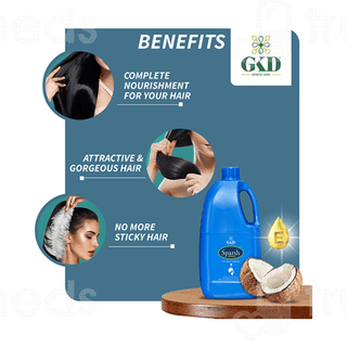 Gkd Sparsh Coconut Hair Oil 1l