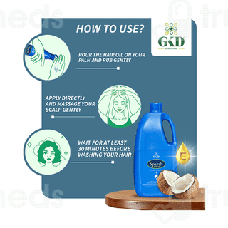 Gkd Sparsh Coconut Hair Oil 1l