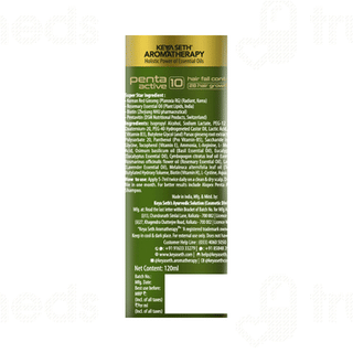 Keya Seth Aromatherapy Alopex Penta Active 10 Hair Fall Control Solution 120ml