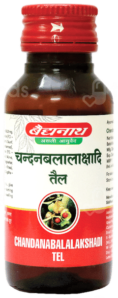 Baidyanath Chandanabalalakshadi Tel 50Ml Baidyanath Chandanabalalakshadi Tel 50Ml