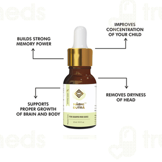Nabhi Sutra Sharper Mind Oil For Kids 15ml