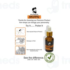 Dr Thapars Amber Beard Growth Oil 50Ml Dr Thapars Amber Beard Growth Oil 50Ml
