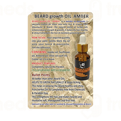 Dr Thapars Amber Beard Growth Oil 50Ml Dr Thapars Amber Beard Growth Oil 50Ml