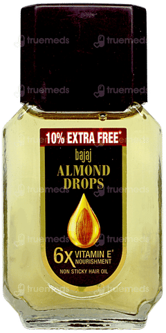 Bajaj Almond Drops Hair Oil 45ml+4.5ml Free