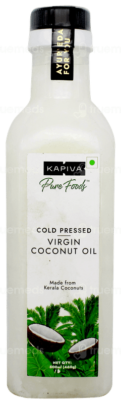 Kapiva Pure Foods Cold Pressed Virgin Coconut Oil 500ml
