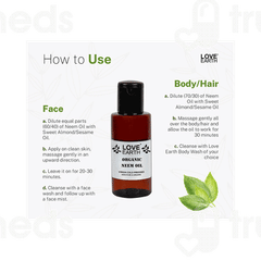 Love Earth Organic Neem Oil 100ml