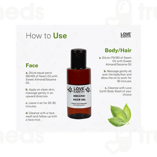 Love Earth Organic Neem Oil 100ml