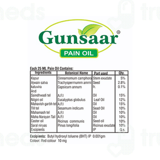 Gunsaar Pain Oil 50Ml