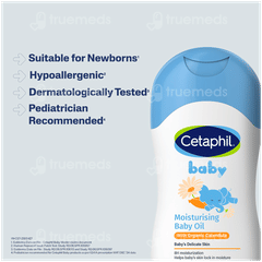 Cetaphil Baby With Organic Calendula Moisturising Oil 200ml