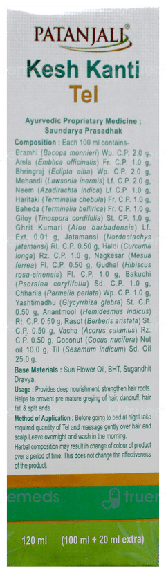 Patanjali Kesh Kanti Tel 100Ml + 20Ml Extra Patanjali Kesh Kanti Tel 100Ml + 20Ml Extra