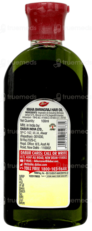 Dabur Maha Bhringraj Hair Oil 100ml