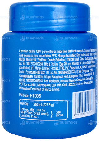 Parachute 100% Pure Coconut Oil 250ml